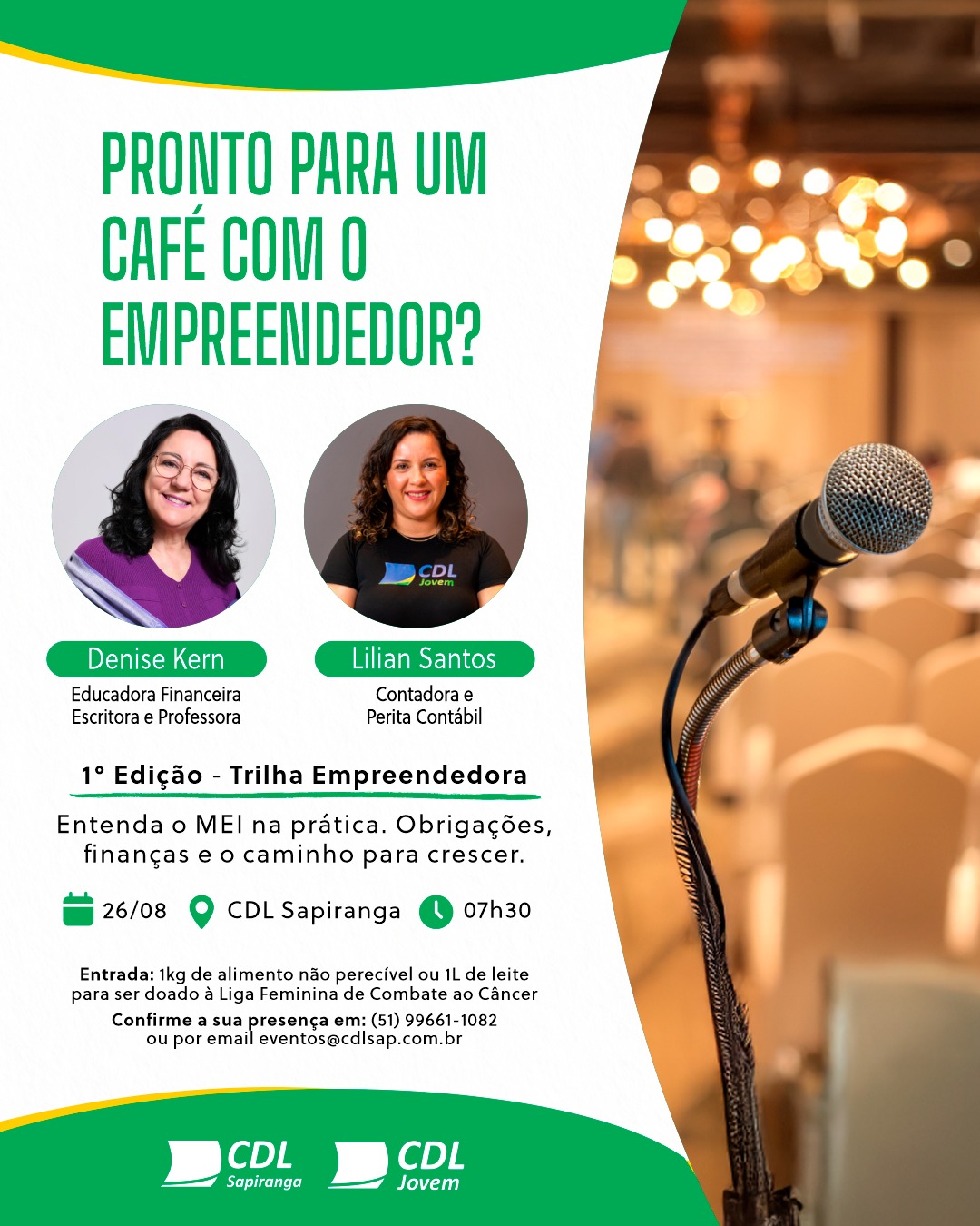 Café com Empreendedor abre espaço para troca de ideias e conexões em Sapiranga